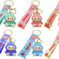 6Pcs Labubu-inspired Cartoon Key Chain
