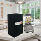 2Pcs 23x18x42cm Black Blender Dust Cover