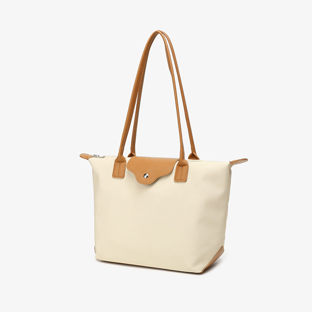Stylish Waterproof PU Tote Bag for Women Shoulder Handbag with Top Handle