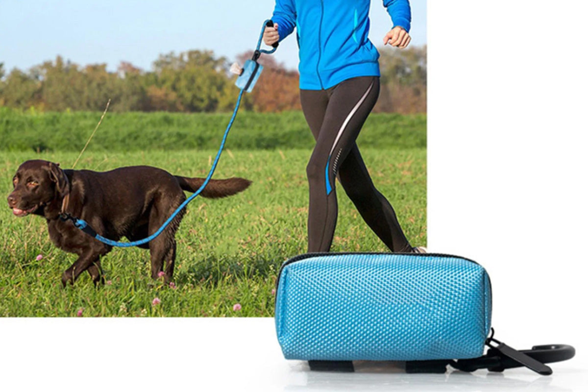 Dog Poop Bag Dispenser Pet Waste Bag Holder for Puppy Walking Cleanup