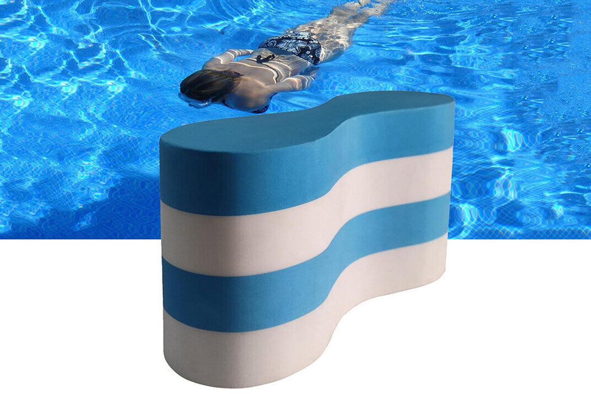 Swimming Pull Float Leg Clip EVA Foam Training Aid for Adults and Beginners - Blue