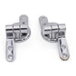 1 Pair Universal Toilet Seat Hinges Set Toilet Lid Hinge Replacement Fittings