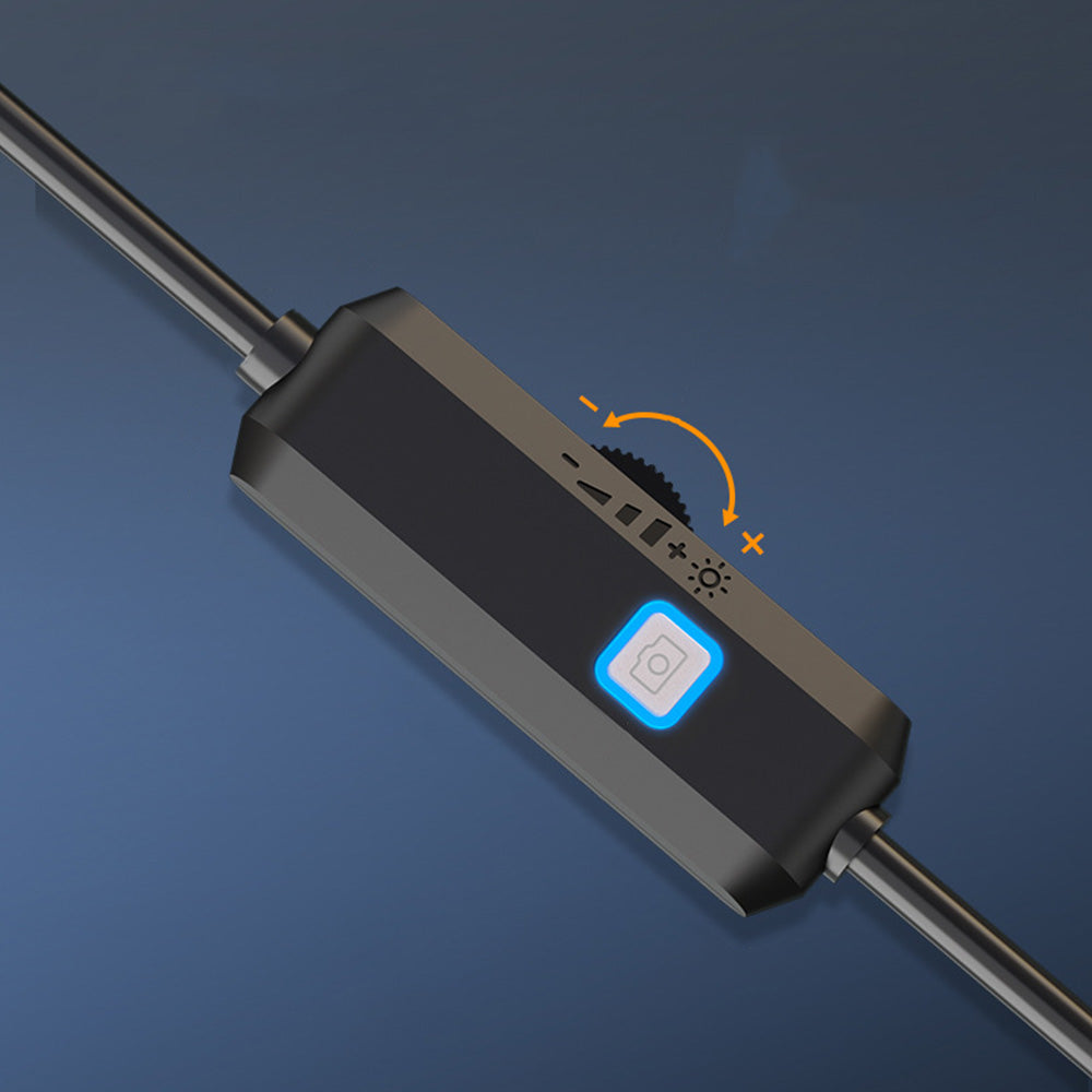 8mm 640x480 USB Type C Inspection Camera with 8 LED Lights