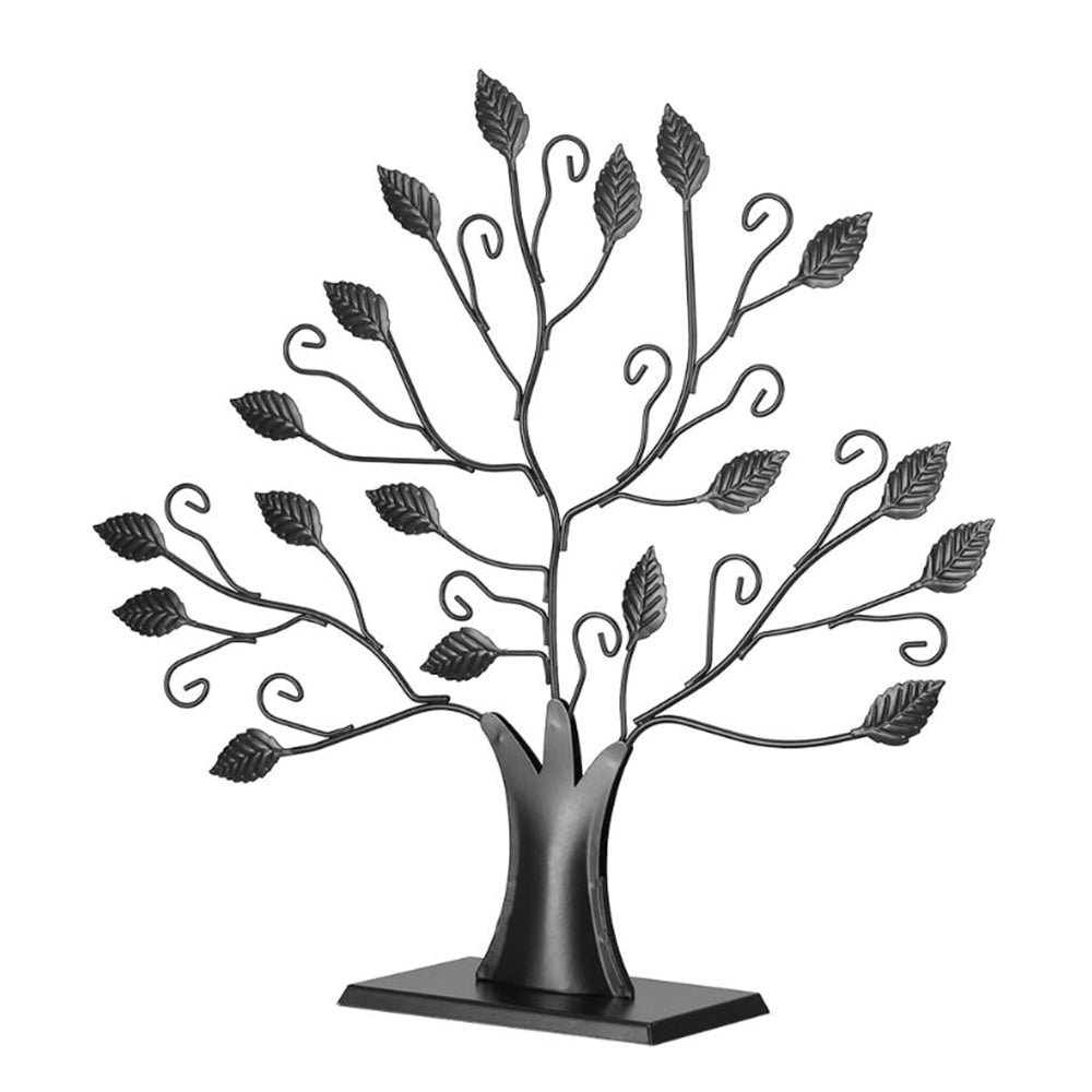 Family Tree Picture Frame Stand with 6 Hanging Picture Frames in Black