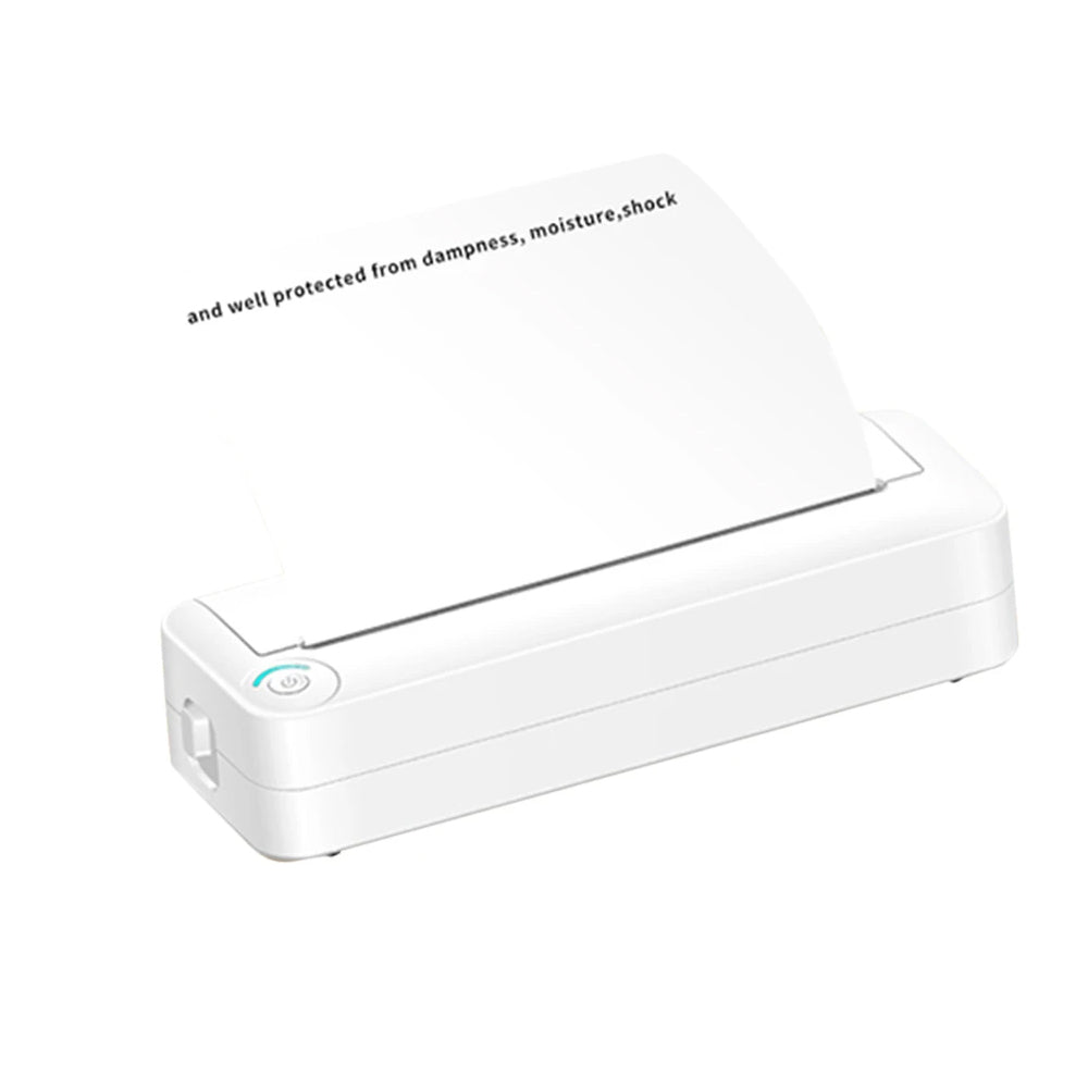 Portable A4 Bluetooth Wireless Thermal Printer Compatible with iOS Android