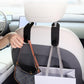 4Pcs Black PU Leather Car Seat Headrest Hanging Hook