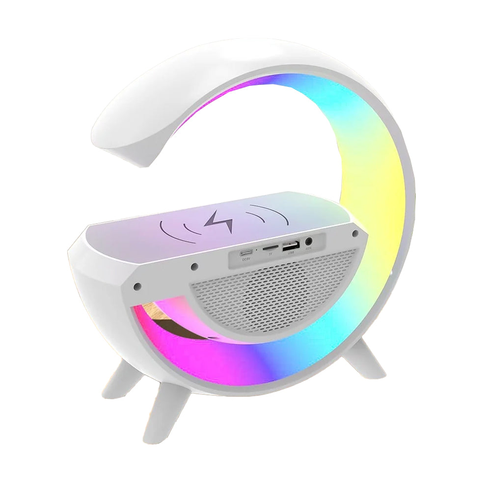 3 in 1 Night Light Bluetooth Speaker with USB Wireless Charger
