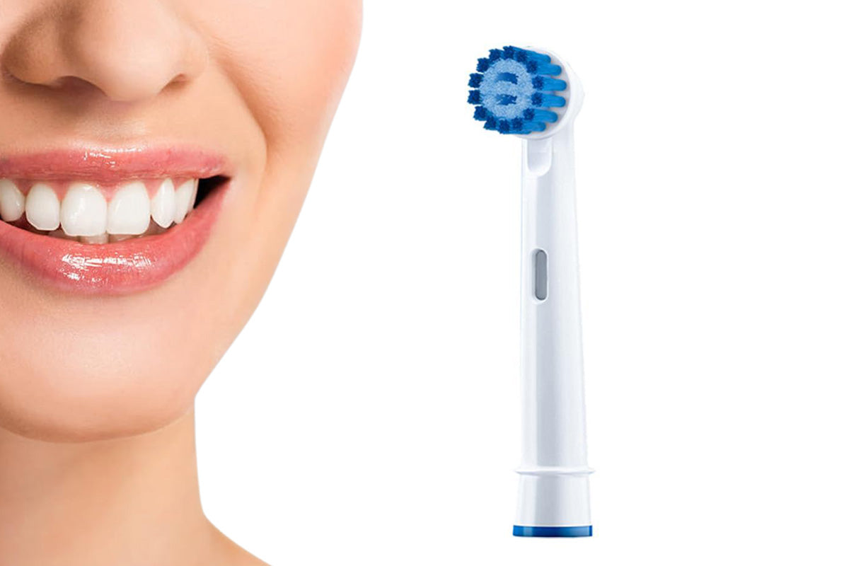 8Pcs Sensitive Gum Care Replacement Brush Head Compatible with Oral B Pro Electric Toothbrush