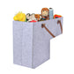 Foldable Storage Bag Durable Stair Step Basket with Handle