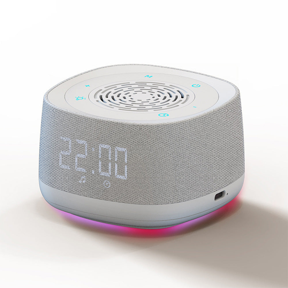 White Noise Sound Machine With Alarm Clock And Breathing Light