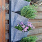 2Pcs 6-Pocket Vertical Wall Hanging Planting Bag for Home Garden