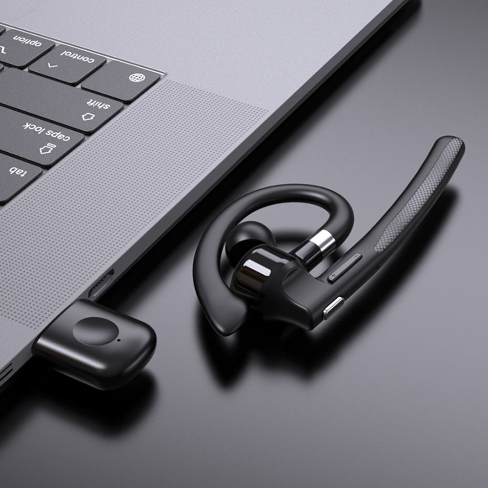Bluetooth Headset Wireless Ear Hook Driving Earpieces Office Earphone with Mic