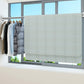 Adjustable Tension Rod Extendable Curtain Shower Closet Pole No Drill Telescopic-Silver