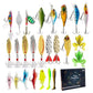 24-Piece Fishing Lure Gift Set with Assorted Sizes and Shapes