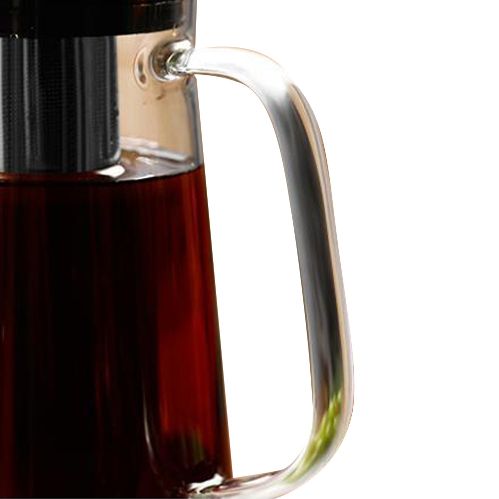 Durable Glass Cold Brew Coffee Maker with Airtight Lid