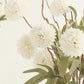 5 Pack Stem Cloth Dandelion Ball Artificial Flowers with Bendable Stems