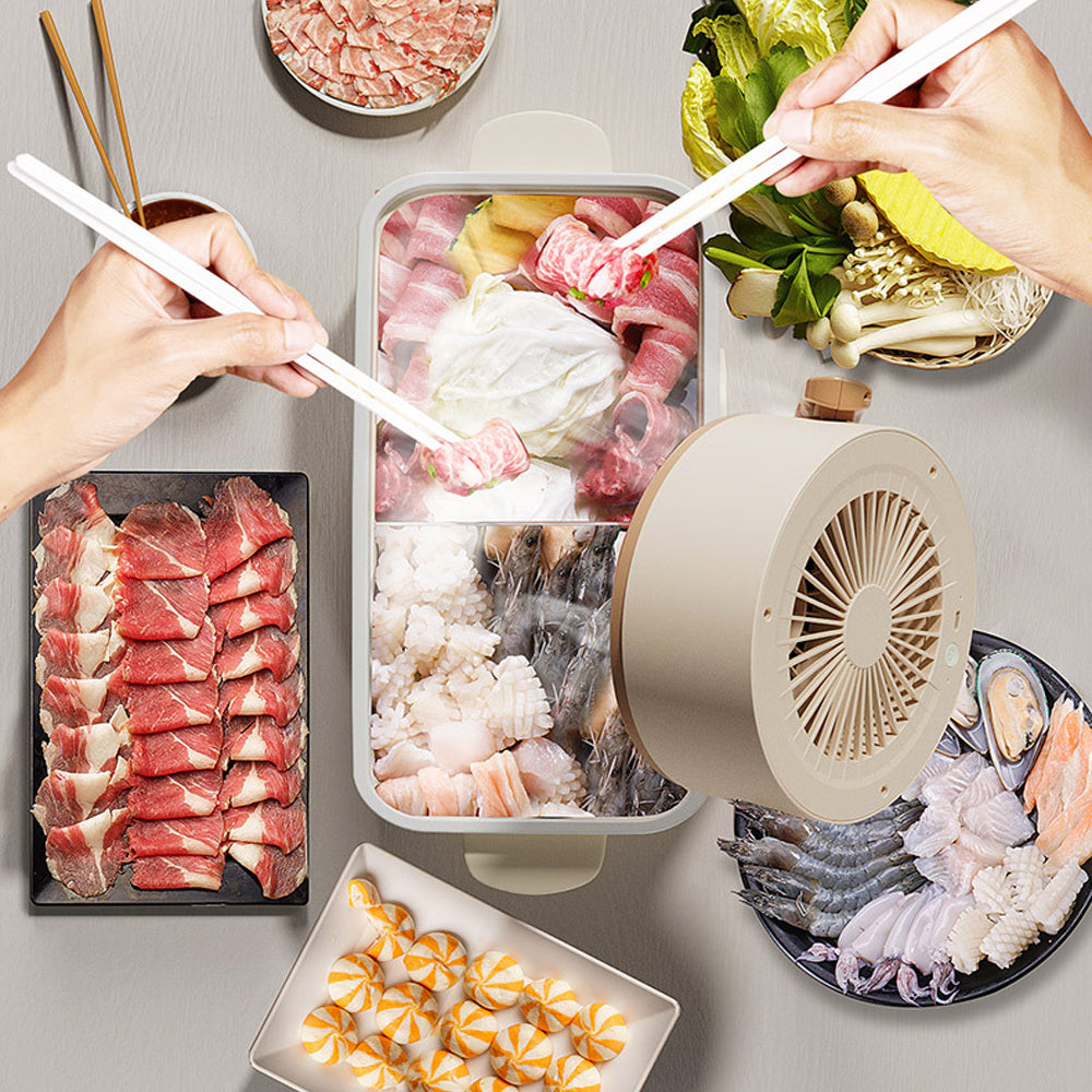 USB Desktop Range Hood for BBQ Hot Pot