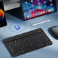 Ultra Slim Portable Wireless Bluetooth Keyboard Mouse Combo for Tablet Laptop