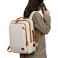 Expandable 26L Commuter Backpack - Water-Resistant Laptop Bag with USB Port