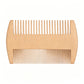 2PCS Double Sided Wooden Beard Comb for Beard Hair Portable Men Mustache Comb for Home Travel