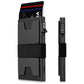 RFID Blocking Slim Aluminum Card Holder Wallet with Durable Expandable Backplate and Holds 12 Plus Cards Plus Cash