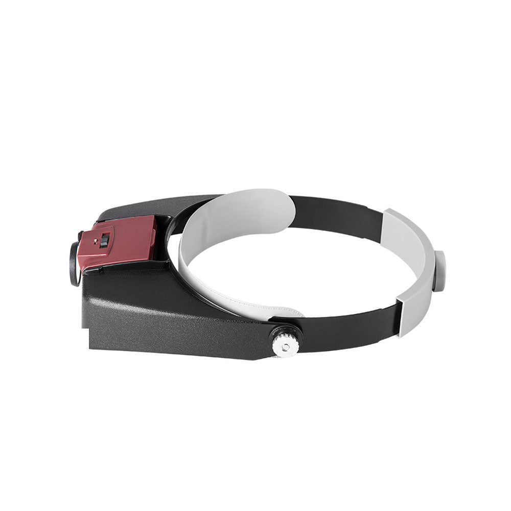 Magnifying Glass with LED Light Visor Head Loupe Headband Magnifier