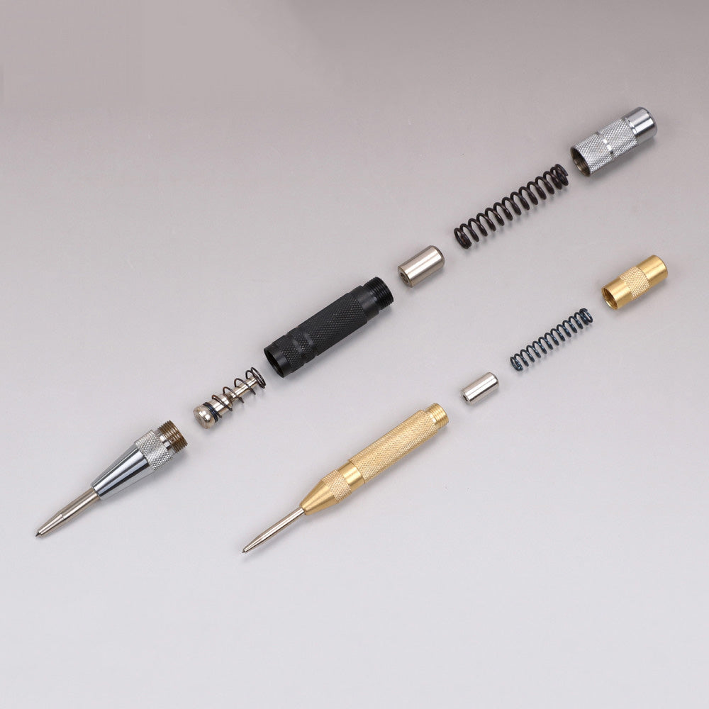 Automatic Center Punch Set Spring Loaded for Metal Wood Hole Marking