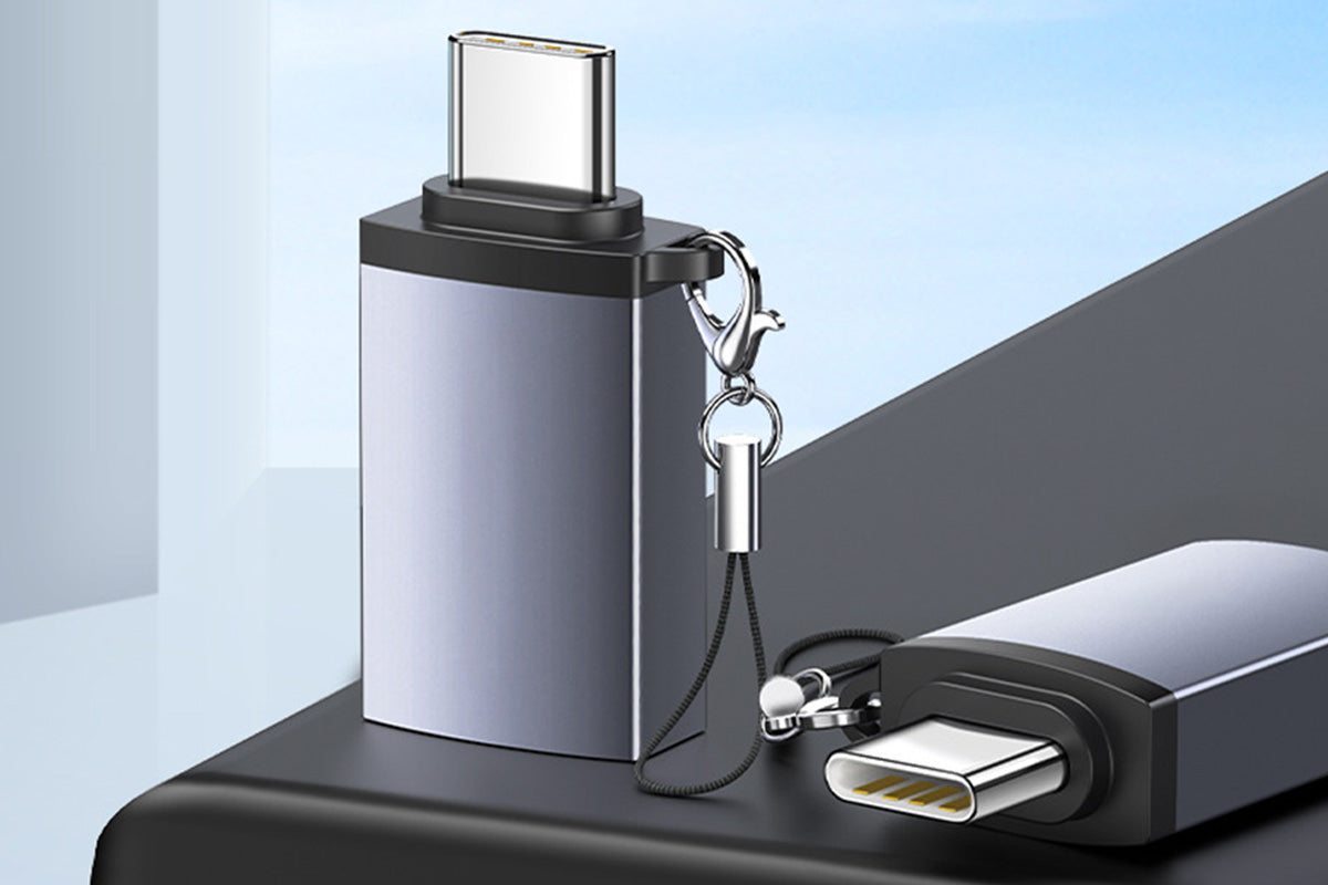 USB to Type C Adapter OTG Portable Converter Compatible with MacBook iPad Pro Samsung