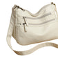 Women's Two-Layer PU Leather Crossbody Bag Shoulder Bag