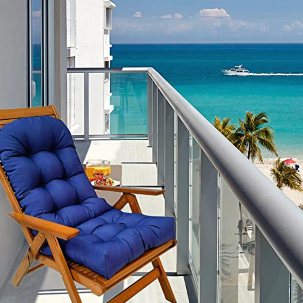 High Back Patio Adirondack Lounge Chair Pad