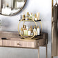 2-Tier Metal Makeup Organizers and Storage