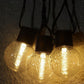 Solar Powered LED String Lights - 20 Bulb Waterproof Outdoor Decorative Lighting