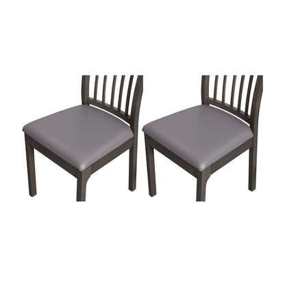 2Pcs Waterproof  PU Leather Stretch Seat Cushion Cover