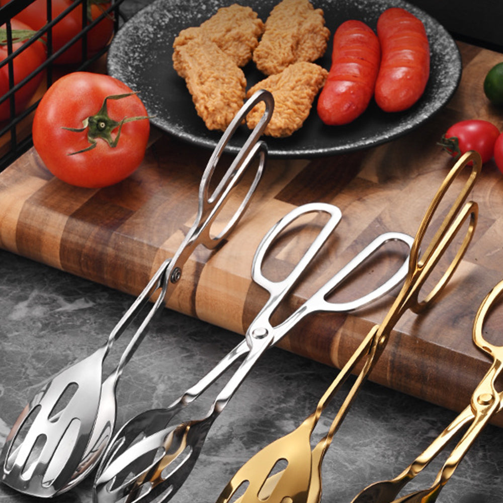 2 Pack Serving Tongs for Cooking Buffet Party Catering Food Serving Cake Tongs