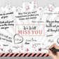 2Pcs Jumbo Guest Book Happy Retirement Card