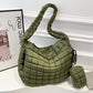 Puffer Tote Bag Quilted Puffy Crossbody Carryall Handbag