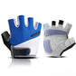 1 Pair Cycling Half Finger Bike Gloves With Anti Slip Pad For Unisex