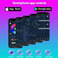 LED Neon Strip Light 4M Waterproof Flexible Rope RGB with Bluetooth Music Sync