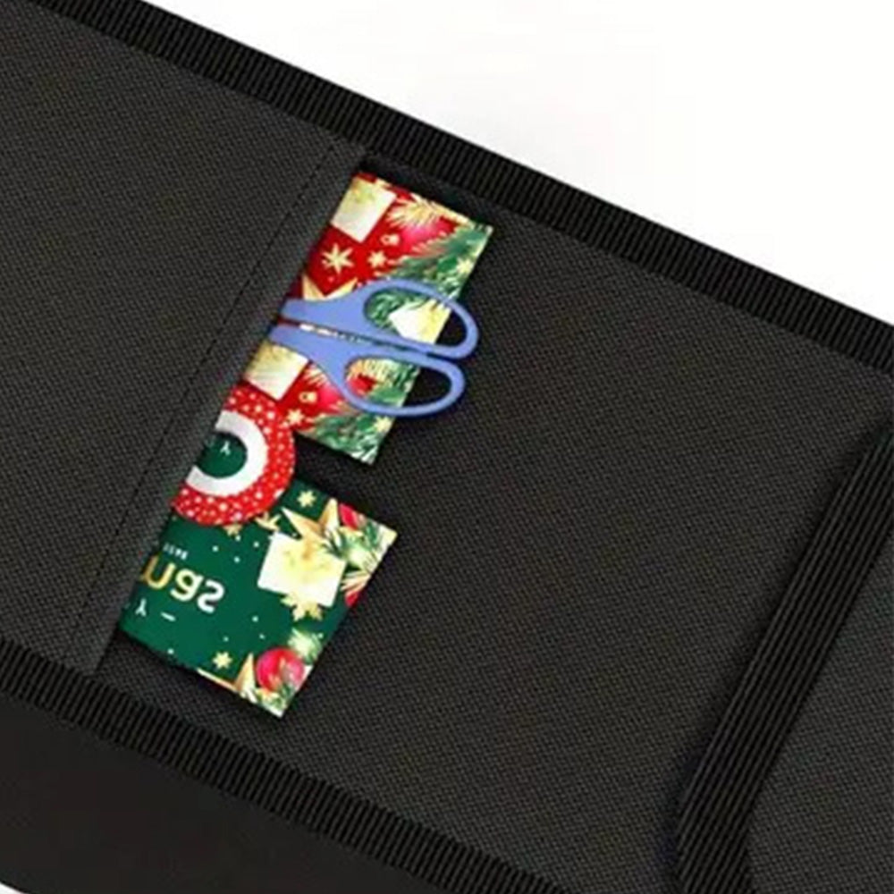 Wrapping Paper Storage Bag with Pocket for 9 Christmas Gift Wrap Rolls