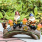 Resin Garden Gnome Ornament Solar Light