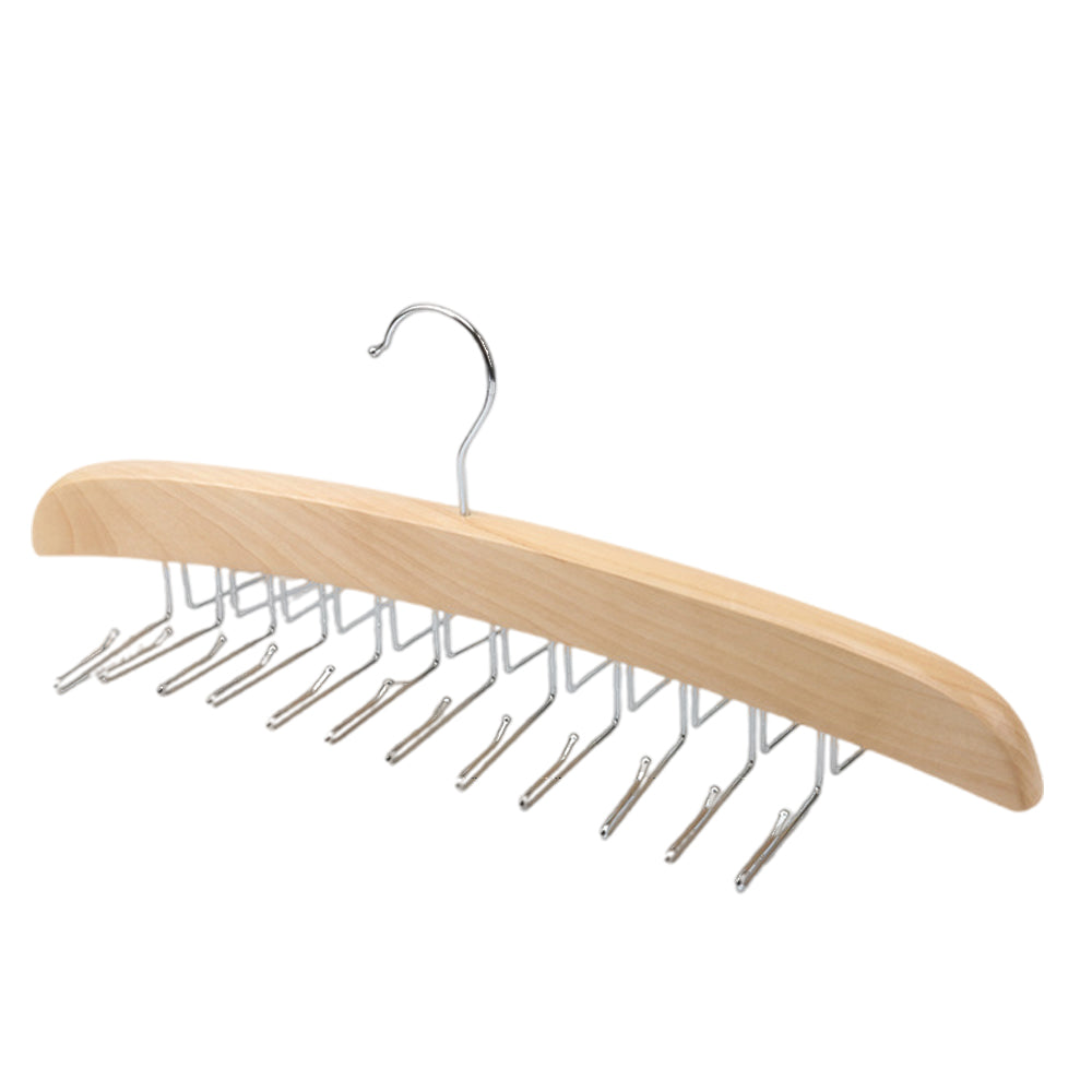 Tie Belt Scarf 24 Hooks Hanger Rack Clip Organiser Holder Storage