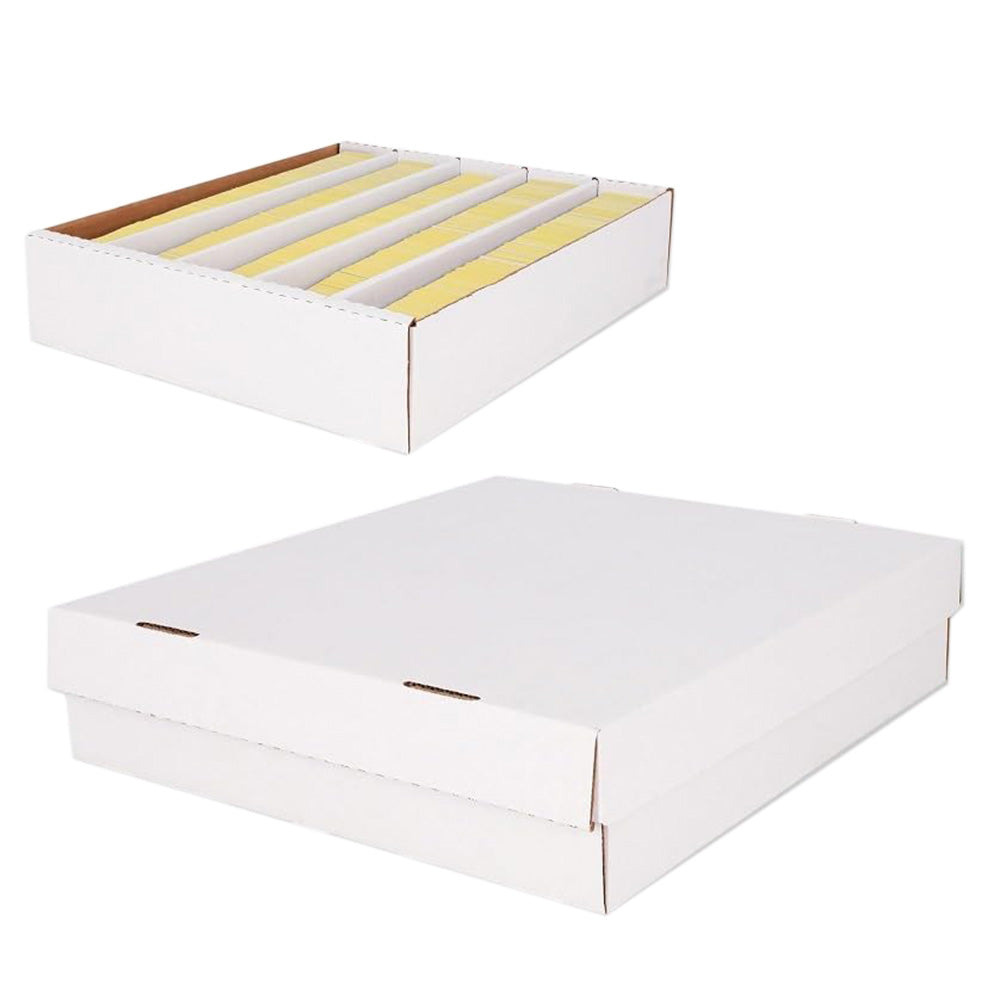Extra Large Card Storage Box for Over 4000 Cards with Lid Compartments