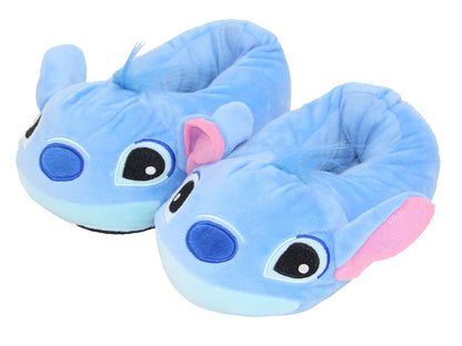 Lilo & Stitch Inspired Cartoon Plush Slippers for Kids