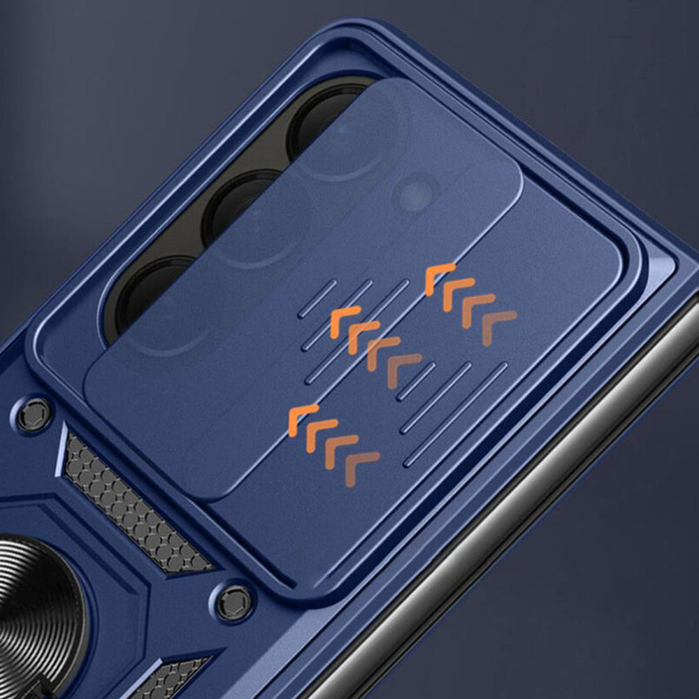 For Samsung Galaxy Z Fold Shockproof  Phone Case with Ring Base