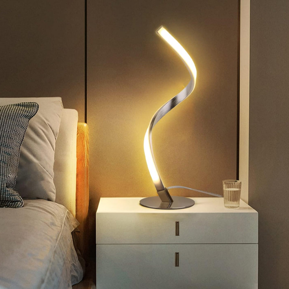 LED Spiral Desk Lamp