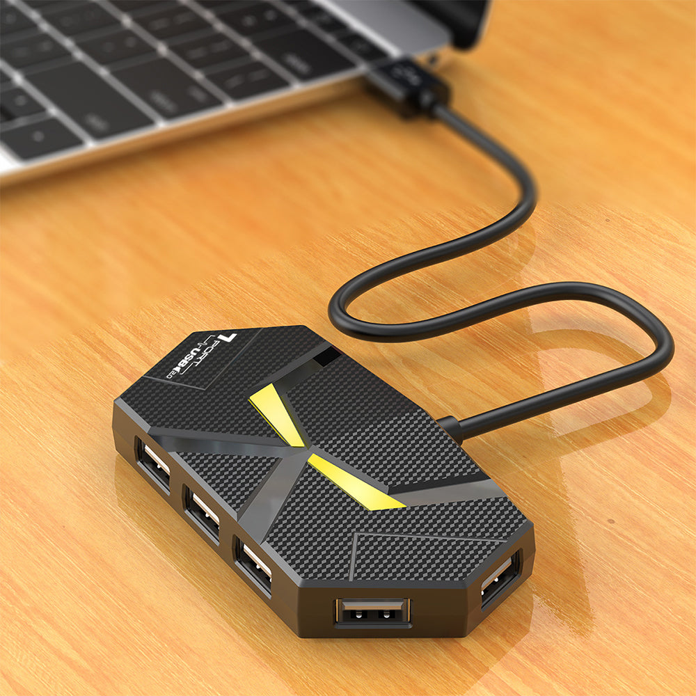 USB Hub USB Splitter USB Extender with Power Port for Laptop PC