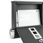 Wall Mounted Large Capacity Metal Mailbox with Key Lock Rust-Resistant Parcel Post Box