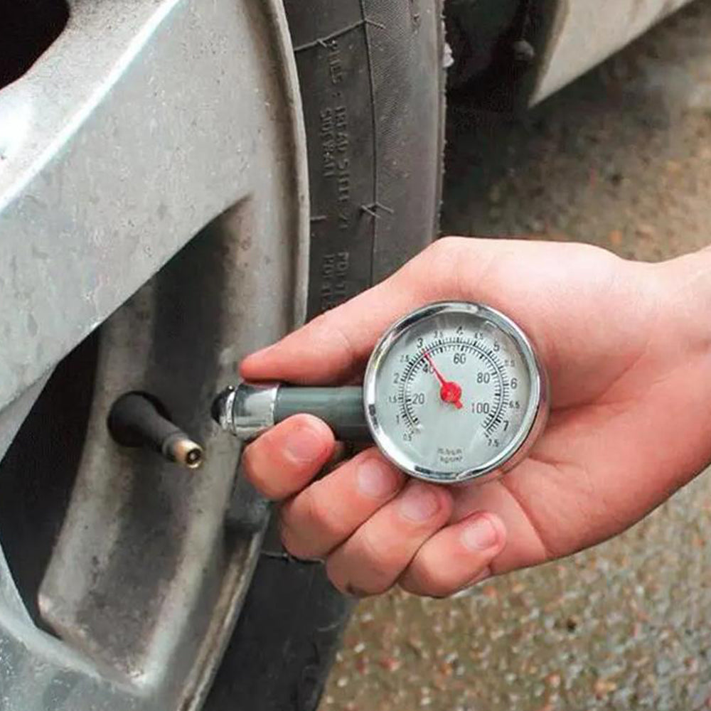 Tire Pressure Guage Portable Car Bike Truck Tester Tyre Gauge Auto Dial