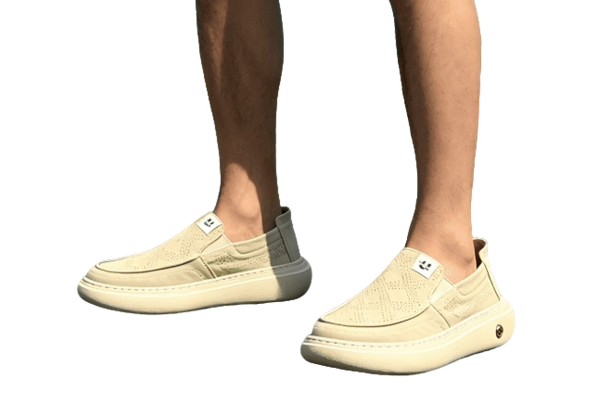Men Breathable Hollow Slip-on Loafers Casual Shoes