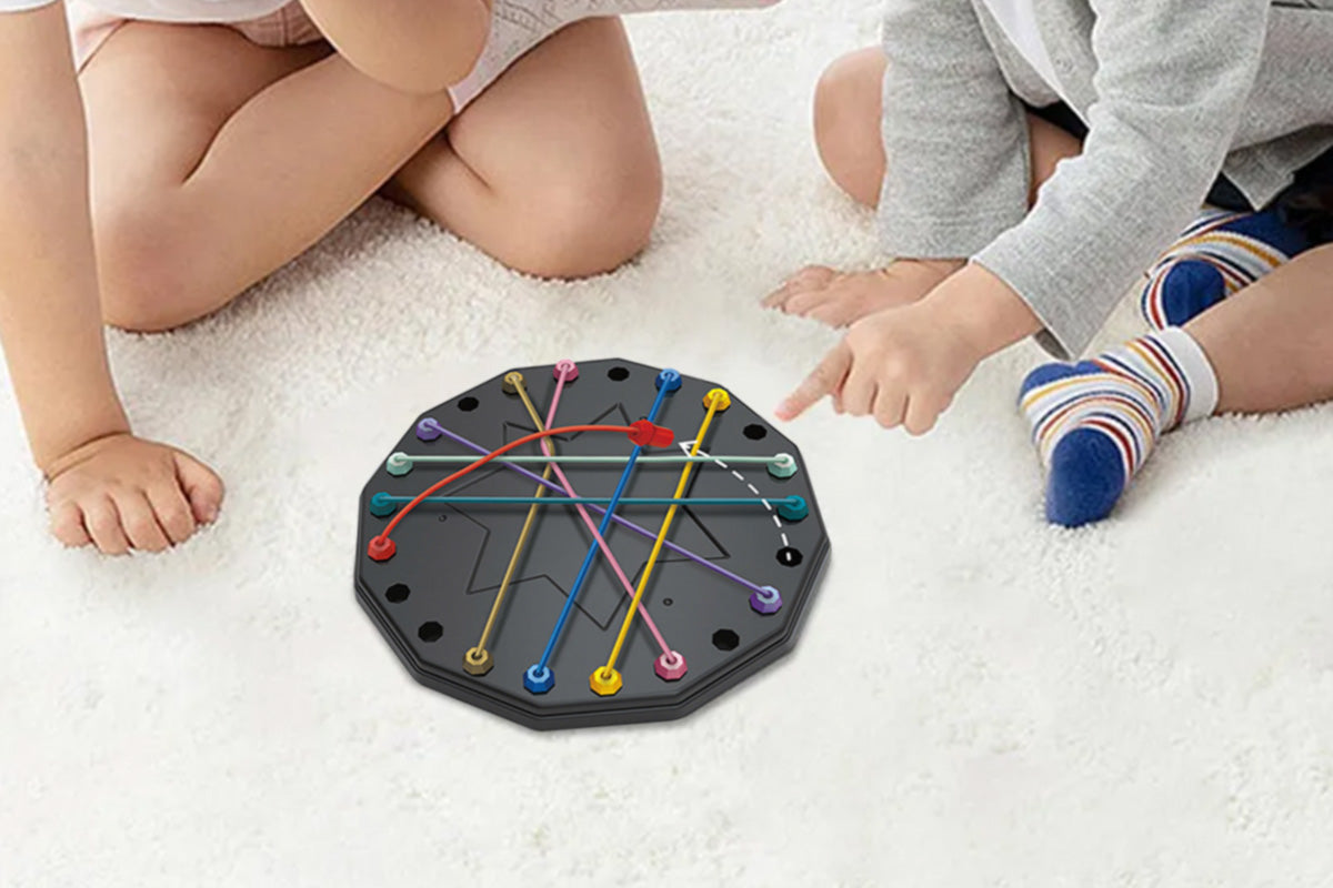 Rope Untangling Puzzle Game Educational Brain Teasing Logic Board Game